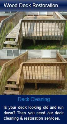 Wood Deck Cleaning